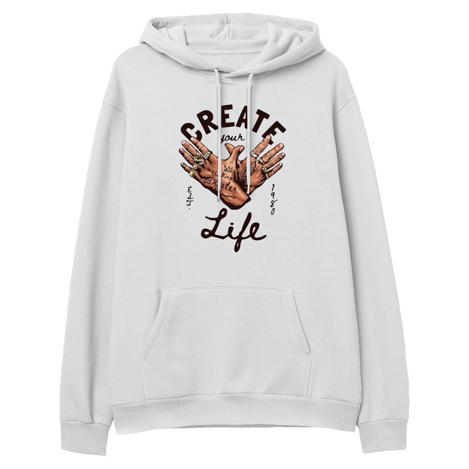 Create Life Regular Hoodie