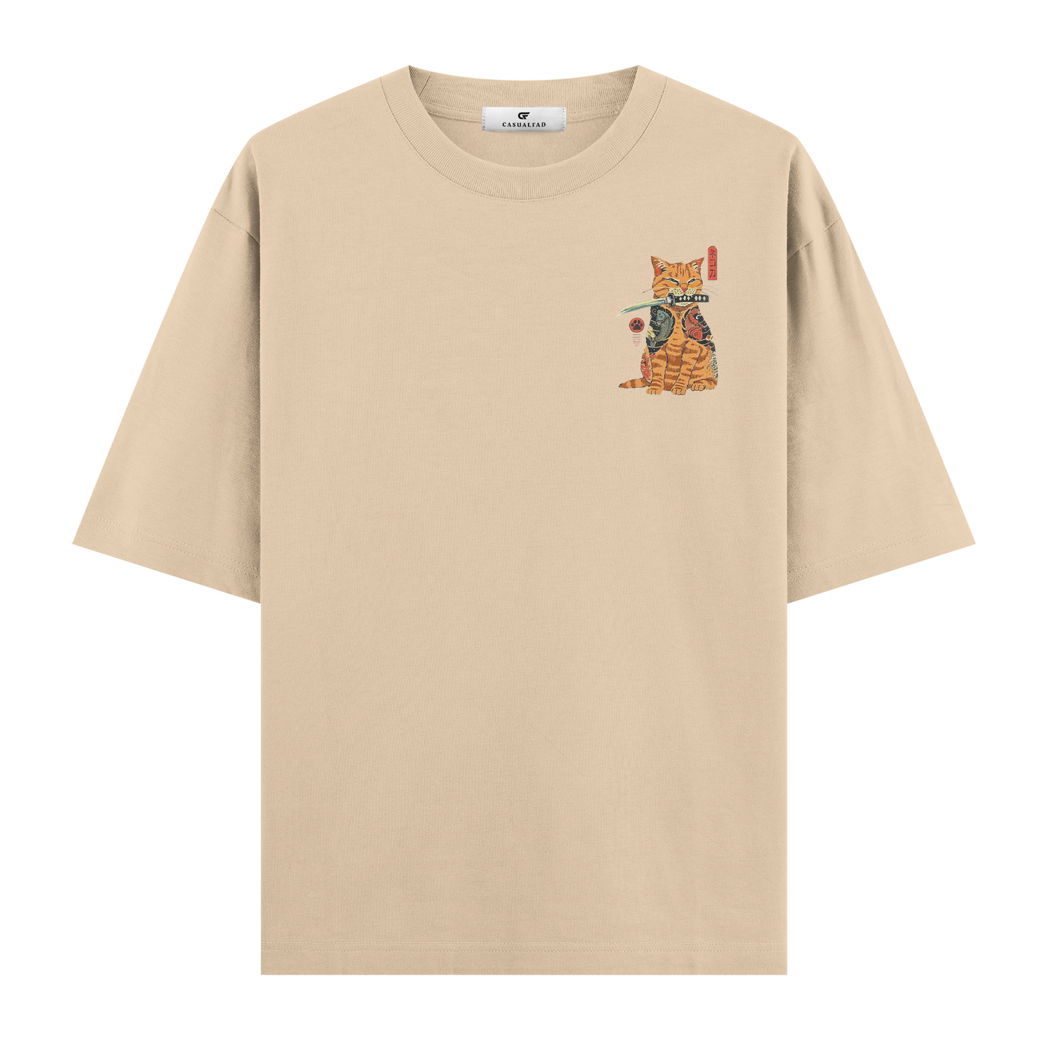 Ninja Cat Oversize T-Shirt